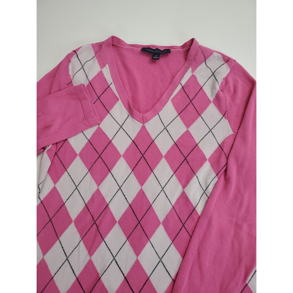 Tommy Hilfiger Women's Long Sleeve Sweater Blouse, Medium